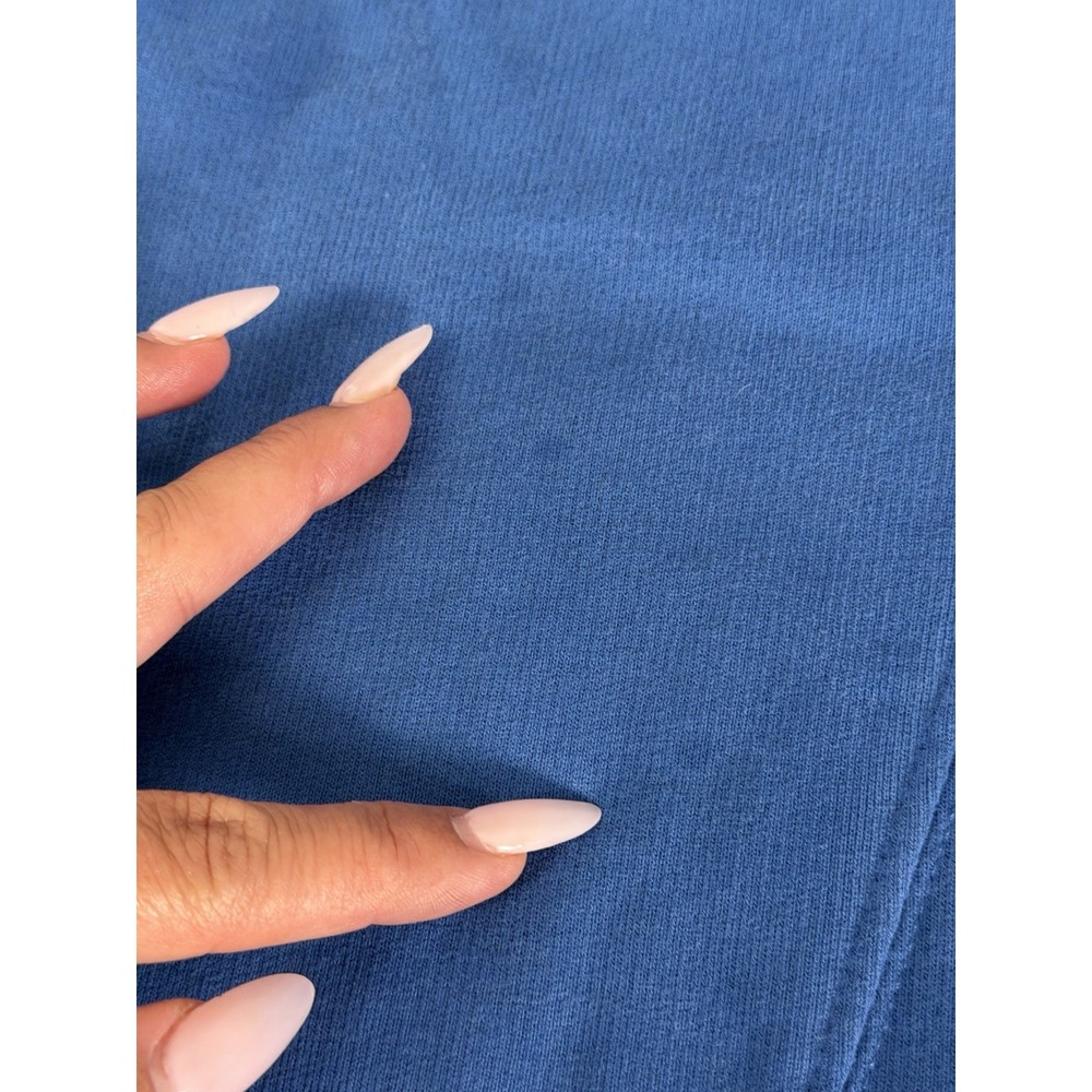 joy lab womens french terry USA Blue Crewnext Relaxed Fit Size Small 4th Of July - Picture 13 of 16
